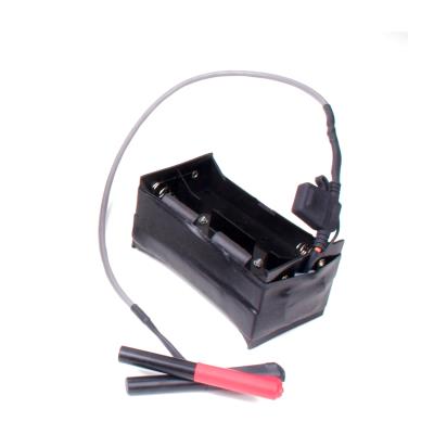 8 d cell battery holder with fuse; batteries not included